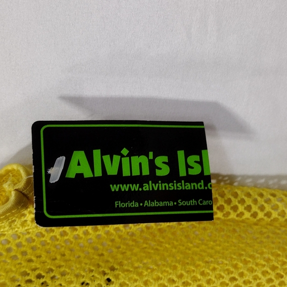 NWT Ocean Drive Mesh Tank Top Women's M Yellow Florida Beach Vacation Casual - Picture 6 of 9